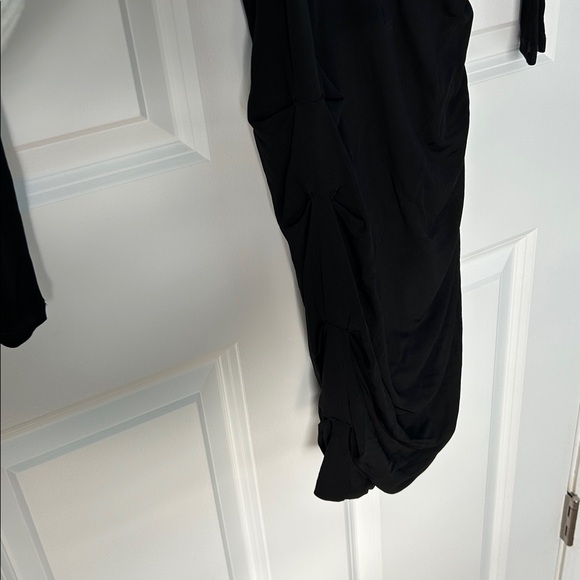 NWT Rag & Bone Holly Drape Mini Dress Black | Rag & Bone Black Dress | LBD - Picture 10 of 15